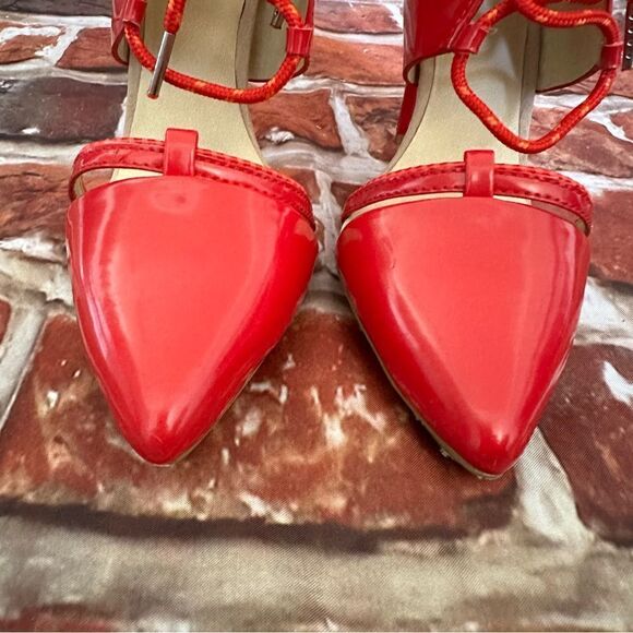GX by Gwen Stefani chiyo red heels Sz 8 - Picture 2 of 11